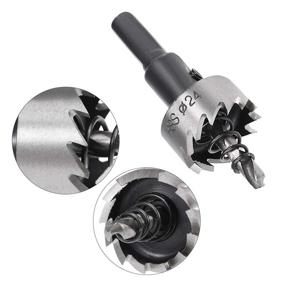 img 1 attached to 🔧 High-quality Uxcell Drill Cutter: Precision Metal Alloy Cutting Tools for Hole Saws & Accessories