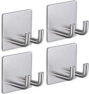 🪒 artora adhesive razor hook for shower – stainless steel bathroom hook hanger (4 pack) logo
