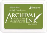 🌿 ranger wendy vecchi designer series archival ink pad in leaf green logo