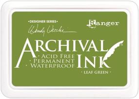 img 1 attached to 🌿 Ranger Wendy Vecchi Designer Series Archival Ink Pad in Leaf Green