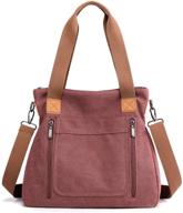 canvas women's shoulder bags: hobo tote, casual satchel, crossbody shopper handbags logo