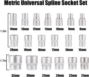 img 3 attached to Universal Spline Socket Metric 12 Point