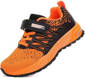 img 4 attached to KUBUA Sneakers Lightweight Breathable Athletic Girls' Shoes for Athletic