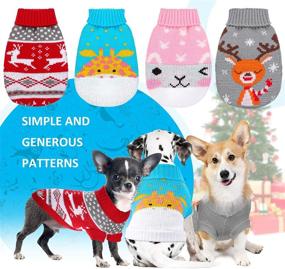 img 1 attached to Frienda Reindeer Sweaters Knitwear Cartoon