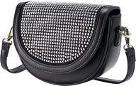 👜 women's rhinestone saddle shoulder bag - handbags and wallets in shoulder bags for women logo