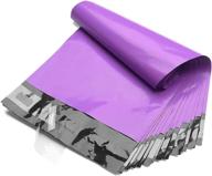 📦 200pcs purple shipping durability multipurpose envelopes: secure packaging & shipping supplies logo