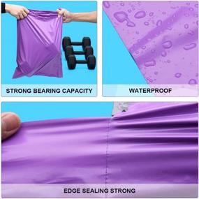 img 1 attached to 📦 200PCS Purple Shipping Durability Multipurpose Envelopes: Secure Packaging & Shipping Supplies
