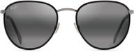 maui jim sunglasses gunmetal polarized outdoor recreation logo