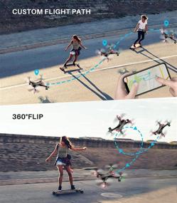 img 1 attached to 🚁 Syma X400 Mini Drone with Camera for Adults & Kids - 720P Wifi FPV Quadcopter with App Control, Altitude Hold, 3D Flip, One Key Function, Headless Mode, 2 Batteries - Easy to Fly for Beginners