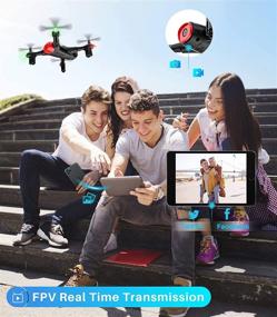 img 3 attached to 🚁 Syma X400 Mini Drone with Camera for Adults & Kids - 720P Wifi FPV Quadcopter with App Control, Altitude Hold, 3D Flip, One Key Function, Headless Mode, 2 Batteries - Easy to Fly for Beginners