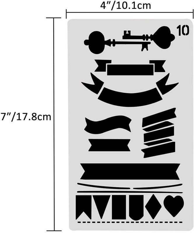 🔬 Organic Chemistry Stencil & Drafting Template…