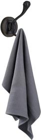 img 1 attached to Classic Kitchen Towels: Premium Natural Cotton Tea Towels, Napkins – Absorbent, Lint-Free, and Machine Washable: 3 Pack Dark Grey, 16 x 24 Inch