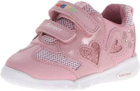 img 4 attached to Geox Runner Sneaker Toddler Light Girls' Shoes