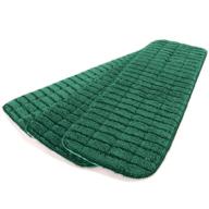 🧹 high-quality 18-inch 3-pack green microfiber mop pads with smooth wet scrubbing surface - zwipes professional premium logo