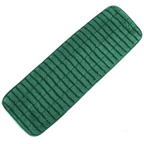 img 3 attached to 🧹 High-Quality 18-inch 3-Pack Green Microfiber Mop Pads with Smooth Wet Scrubbing Surface - Zwipes Professional Premium