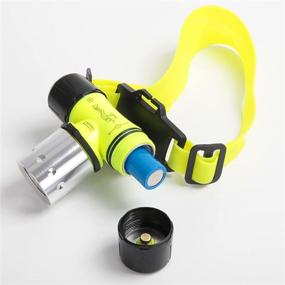 img 1 attached to DOTSOG Headlight Waterproof Underwater Flashlight