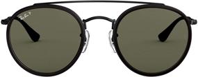 img 4 attached to Солнечные очки Polarized Ray Ban RB3647N Double