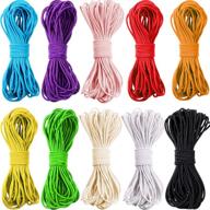 🎨 multicolor beading elastic cord thread - 109 yards x 2.0mm: stretch string for bracelets, necklace, jewelry making - handmade diy string, sewing & crafting logo