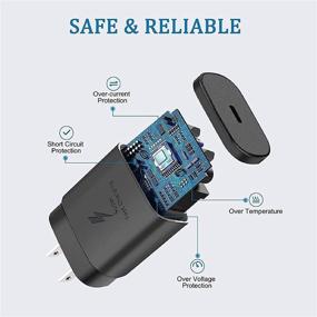 img 2 attached to 🔌 25W USB-C Super Fast Charger with Cable for Samsung Galaxy S21 Ultra/S21 Plus/S20 Ultra/S20 Plus/Note 20 Ultra/Note 10 Plus/S10 Plus/S10e/S9 Plus/S8 Plus