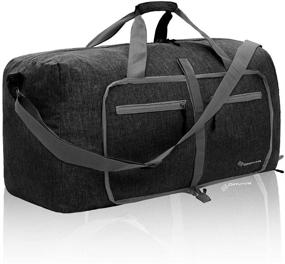 img 4 attached to 🎒 Duffel Bag Packable with Water Resistant Compartment