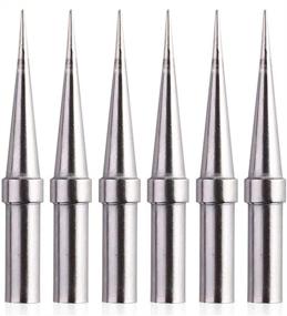 img 4 attached to Weller ET Soldering Iron Tips Replacement Set - 🔧 6PCS-02 for WES51/50, WESD51, WE1010NA, PES51/50, LR21 ET Tip Series