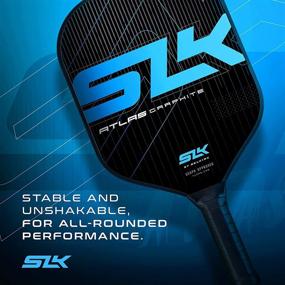 img 3 attached to SLK Atlas Pickleball Paddle: Graphite G5 Control Face & Polymer Rev-Core+ for Beginners