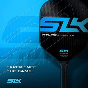 img 1 attached to SLK Atlas Pickleball Paddle: Graphite G5 Control Face & Polymer Rev-Core+ for Beginners