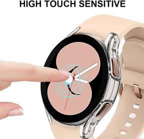 img 3 attached to 📱 2 пак Samsung Galaxy Watch 4 40 мм защитный чехол для экрана - премиум защита HD Soft TPU для полной защиты Samsung Galaxy Watch 4 40 мм