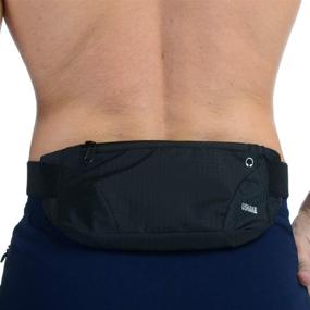img 3 attached to 🏃 USHAKE Bounce Free Waist Pouch Bag: Ultra Light Fitness Belt for iPhone X XS 7 SE 6 6+ Samsung – Perfect for Running, Gym, and Marathons!