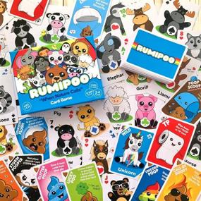 img 1 attached to Rumipoo: The Ultimate Family Card Game with Unicorns, Kawaii Animals & Poop - Fun Rummy Card Games for Kids & Families