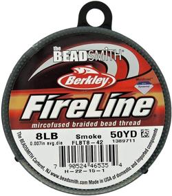 img 3 attached to 🧵 Beadsmith Fireline Smoke 50 Yards - Durable 8lb Braided Bead Thread