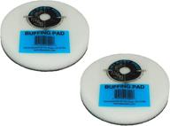 🔧 enhance disc resurfacing with 2 pack original jfj easy pro buffing pads logo