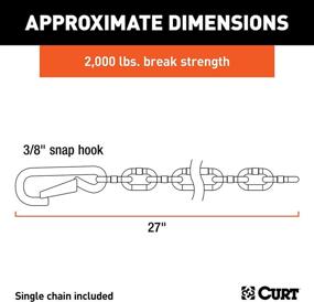 img 2 attached to 🚚 Trailer Strength - CURT 80312, 27 Inch