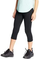 💨 c9 champion girls' capri leggings: comfy and stylish activewear for girls logo