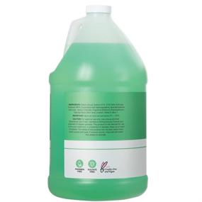 img 2 attached to 🌿 Ginger Lily Farms Club & Fitness Moisturizing Shampoo - All Hair Types, 100% Vegan & Cruelty-Free, Aloe Vera Scent, 1 Gallon (128 fl oz) Refill