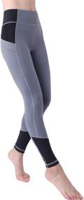 img 2 attached to 👖 Premium Quality Women's Breathable Horse Riding Tights: Knee Patch Grip Equestrian Pants for Schooling and Breeches Riding