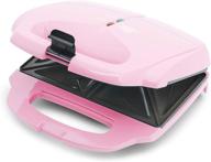 pro healthy ceramic nonstick greenlife sandwich maker in pink logo