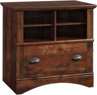 📁 sauder harbor view lateral file cabinet in curado cherry finish logo