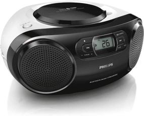 img 3 attached to 🎵 Versatile Philips Portable CD Player Boombox with Bluetooth, MP3, FM Radio, USB Input, Audio-in, and LCD Display for immersive stereo sound