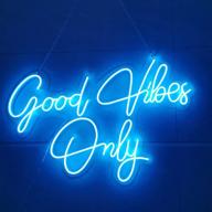 good vibes only neon sign light wall art decor - 🌈 perfect gifts for home, apartment, bar, club, rave, parties, and christmas decorations логотип