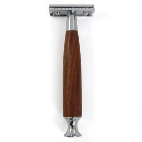 img 3 attached to 🪒 Detroit Grooming Co. The OG Safety Razor: Premium Wooden Handle, Open Comb, Double Edged Razor for Men - Achieve Smooth Shaves with Comfort, Precision, and Control - Easy Reload