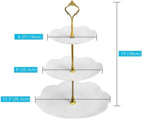 img 3 attached to Coitak Cupcake Plastic Serving Dessert Food Service Equipment & Supplies for Tabletop & Serveware