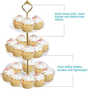 img 2 attached to Coitak Cupcake Plastic Serving Dessert Food Service Equipment & Supplies for Tabletop & Serveware