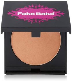 img 4 attached to 🌞 Fake Bake Bronzer: Крем-основанная компактная пудра для долговременной пигментации, 8 г.