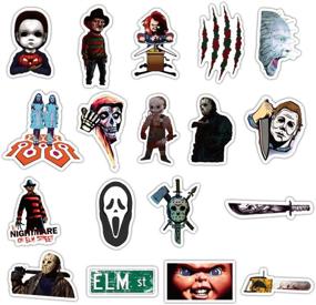 img 1 attached to Thriller Character Motorcycle Skateboard Waterproof Scrapbooking & Stamping