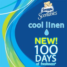 img 1 attached to 🌬 Snuggle Scentables Cool Linen Laundry Freshness Booster, Concentrated Liquid Formula, 10.4 Fl. Oz.