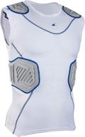 👕 optimized champro bull rush youth football compression shirt featuring integrated cushion system for enhanced performance логотип