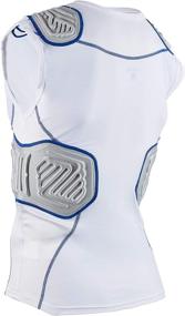 img 3 attached to 👕 Optimized CHAMPRO Bull Rush Youth Football Compression Shirt featuring Integrated Cushion System for Enhanced Performance