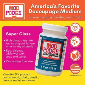 img 3 attached to 🔆 High Gloss Mod Podge, Super Thick Finish (8-Ounce), CS11297, 8 Fl Oz