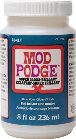 img 4 attached to 🔆 High Gloss Mod Podge, Super Thick Finish (8-Ounce), CS11297, 8 Fl Oz